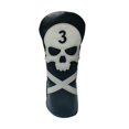 thumbnail image 2 of Premium Leather Golf covers for head 1, 3, 5 Driver with Closure, Skull Embroidery, Fits Most Wood Driver ,, 2 of 8