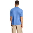 thumbnail image 2 of Hanes Cotton-Blend Men`s Jersey Polo, S, Carolina Blue, 2 of 3