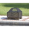 thumbnail image 5 of Fire Sense Catalano Square Fire Pit, Bronze, 5 of 5