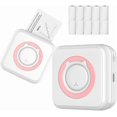 thumbnail image 1 of 2023 InstaProud Portable Sticker Printer, Bluetooth Thermal Printer, Pink with 10 Paper Rolls, 1 of 7