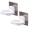 thumbnail image 1 of KAKOWELY 2pcs Adjustable Hand Sanitiser Holder Wall Mounted Shower Gel Bottle Rack Hook,2.76"X2.76"X1.57", 1 of 5