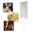 thumbnail image 4 of Avec Maille de Placage de Bijoux Poignée, Maille Platinisée d'Argent, pour Électrolyse par Galvanoplastie au Rhodium, 4 of 8