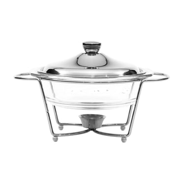 veasfak Chafing Dish Buffet 2L Buffet Servers and Warmers for Events Parties Chafing Argent