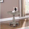 thumbnail image 2 of Best Master Furniture Table d'Appoint Ronde Antique Transitionnelle Turquoise, 2 of 2
