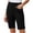 Black, variant on Amzcrzy Womens Shorts Bermuda Shorts Women Women Solid Stretch Twill Shorts Thin Waist Pull On Regular Hiking Shorts Bermuda Summer Casual with Pockets Shorts Women Womens Shorts Casual