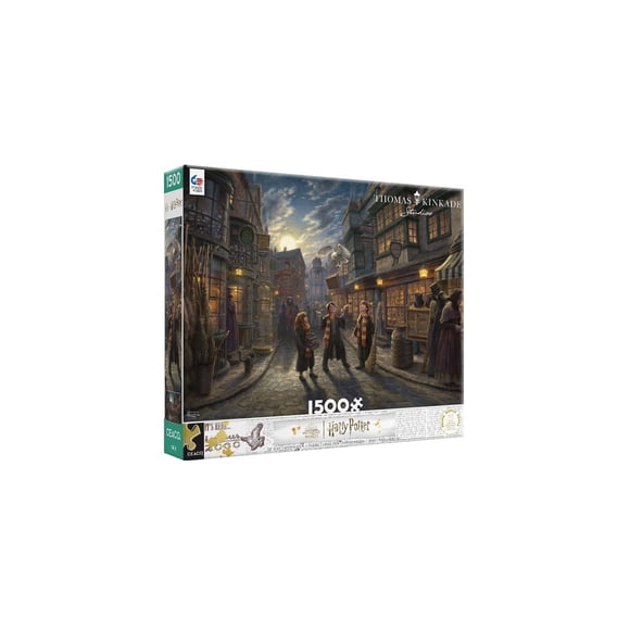 Ceaco Diagon Alley (Thomas Kinkade/WB) 1500-Piece Interlocking Jigsaw Puzzle