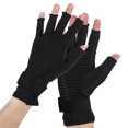thumbnail image 4 of Ecomeon Gants de Compression pour l'Arthrite, Gants en Silicone, Gants Demi-Doigt en Silicone Antidérapants Gants de Compression pour l'Arthrite pour la Récupération des Doigts et le Soulagement de la Douleur, 4 of 8