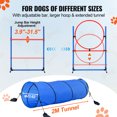 thumbnail image 4 of VEVOR Dog Agility Training Equipment 5 PCS Set with Hurdles Tunnel Jump Ring, 4 of 9
