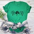 thumbnail image 4 of Birdeem T-Shirt Décontracté pour Femmes à Imprimé de la Saint-Patrick, Chandail à Manches Courtes, Hauts, Chemise, 4 of 6