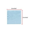 thumbnail image 3 of INSPIRE CHIC Men's Pocket Square Solid Color Handkerchiefs Self-folded For Wedding Party Sky Blue One Size, 3 of 4