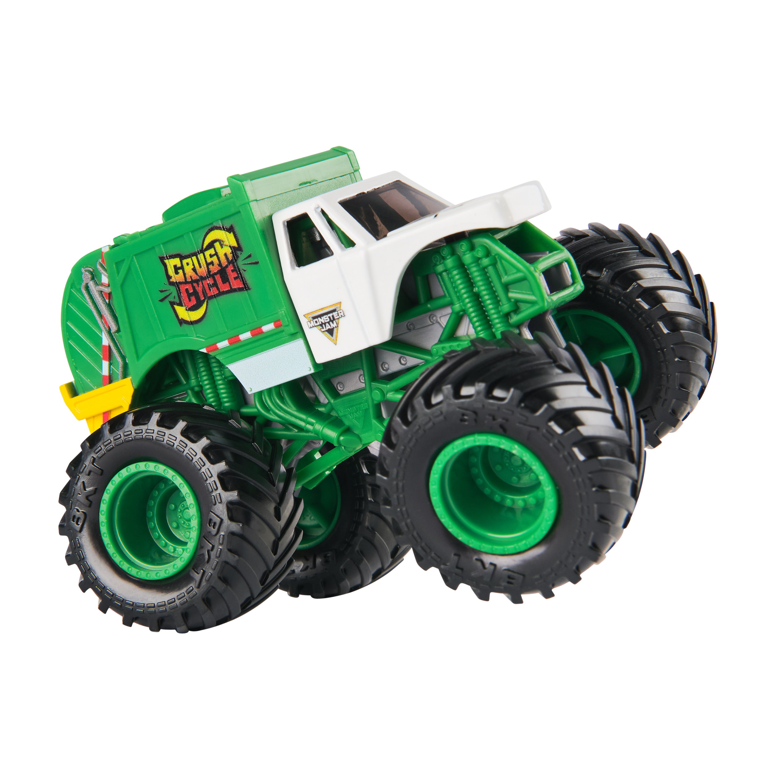 Monster Jam, Monster truck Crush Cycle officiel, véhicule en métal moulé, échelle 1:64, jouets pour garçons à partir de 3 ans