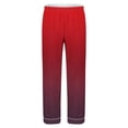 thumbnail image 4 of cllios Mens Long Sleeve Pajamas Sets Gradient Print Loungewear Ultra Soft Button Down Sleepwear 2 Pcs Pj Set with Pockets, 4 of 6