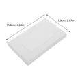 thumbnail image 5 of KAKOWELY blanking plate white 4pcs Blank Wall Plate Cover Junction Box Plastic Electrical Outlet Cover Plates Easy Installation Electrical Box Cover Plate (Small), 5 of 5