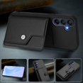 thumbnail image 2 of FOXDOCK Case for SAMSUNG Galaxy A16 RFID-Blocking Card Holder - Stylish Button Closure Design, 2 of 4