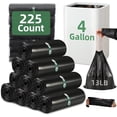 thumbnail image 1 of Small Trash Bags Black 225 Counts, 1 of 7
