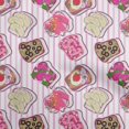thumbnail image 1 of oneOone Velvet Light Pink Fabric Food Craft Projects Decor Fabric Printed By The Yard 58 Inch Wide, 1 of 3