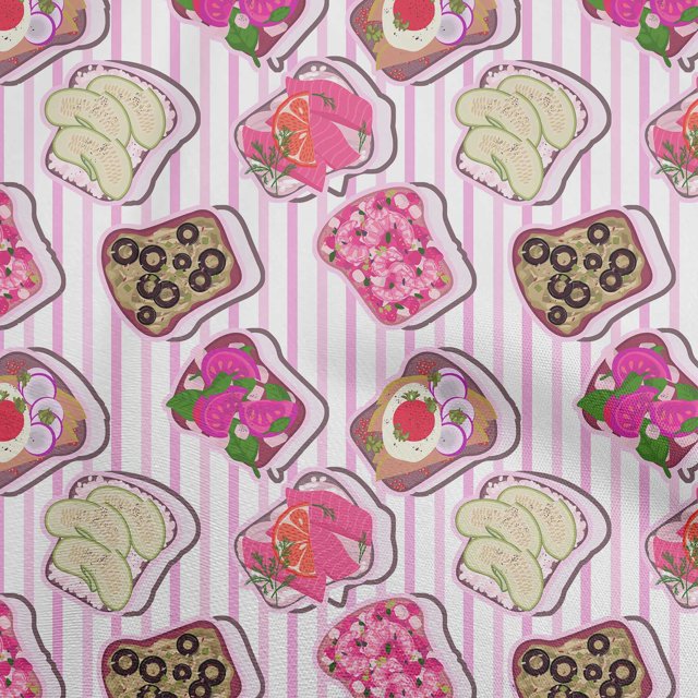 oneOone Velvet Light Pink Fabric Food Craft Projects Decor Fabric Printed By The Yard 58 Inch Wide