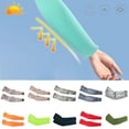thumbnail image 3 of Sunscreen Arm Protector for Outdoor Sports Breathable Cycling Sleeve Comfortable Ice Silk Fabric for, 3 of 3