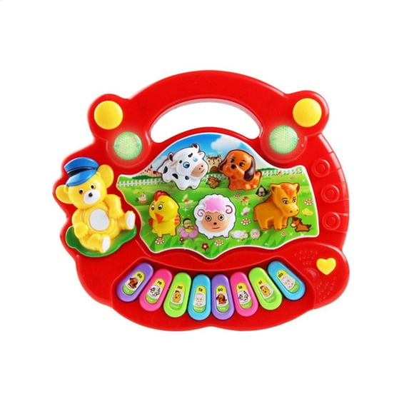 AMERTEER BuleStore Instrument de Musique Jouet pour Bébé Enfants Piano Ferme Animale Jouets Musicaux de Développement