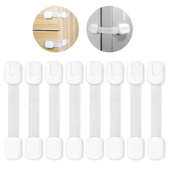 Door Locks Drawer Locks Baby Proofing Door Lock Baby Safety Locks 8Pcs Baby Kids Toddler Safety Fridge Drawer Door Cabinet Cupboard Locks