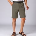 thumbnail image 2 of Diufon Men's Athletic Shorts Cotton Linen Drawstring Waisted Outdoor Sport Shorts Spring Summer Shorts with Pockets, 2 of 5