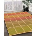 thumbnail image 3 of Ahgly Company Machine Washable Indoor Rectangle Transitional Yellow Area Rugs, 5' x 7', 3 of 7