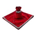 thumbnail image 2 of Classic Pattern Altar Pouch Border Velvet Table Cloth Red, 2 of 6