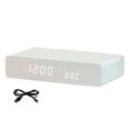 thumbnail image 4 of jifeng Réveil avec Chargement Écran LED Fonction Polyvalente pour Cadeau Table Chambre Blanc, 4 of 9