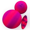 thumbnail image 3 of 8.5 Inch Gradient Rainbow Playground Ball for Kids Pool Physical Exercise Soft PVC Bouncy Kick Ball for Backyard Park and Beach Outdoor Fun Type2, 3 of 8