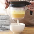 thumbnail image 4 of Oil Separating Bowl For High-capacity Kitchen Soup Oil Separator Fats Separator With Bottom Release Fats Separator With Strainer, 4 of 6