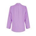thumbnail image 5 of CEHVOM Mode Femmes Col Rabattu Manches Longues Manteau Cardigan Blouse Décontractée Liquidation, 5 of 5