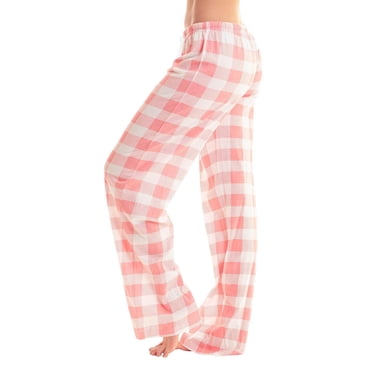 Ohufall Pantalon de Pyjama pour Femmes Pantalon de Pyjama Doux à Carreaux pour Dames Pantalon de Pyjama Confortable pour Femmes Pantalon de Détente