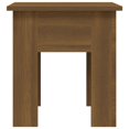 thumbnail image 3 of vidaXL Coffee Table Brown Oak 40x40x42 cm Engineered Wood, 3 of 4