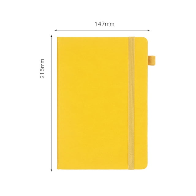 Carnet A5 Agenda 200 Pages Papier Daolin Beige 21,5 cm x 14,7 cm Fournitures d'Étude et de Bureau