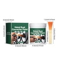 thumbnail image 3 of weibbin Rust Converter & Metal Primer, Black Rust Inhibitor Paint for Metal, Automotive Rust Converter Paint, Heat Resistance, Stop Rust & Corrosion Permanently, 3 of 9