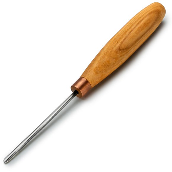 BeaverCraft Wood Carving V Gouge K12/02 Woodworking Hand Chisel Compact Wood Carving Knife for Beginners and Profi