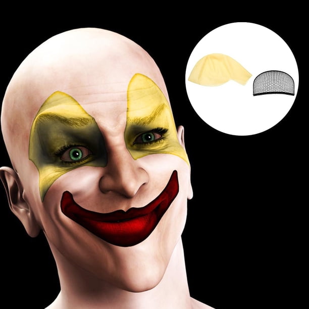 Chapeau chauve | Perruque de maquillage en latex – Accessoire de costume réaliste réutilisable pour homme et femme pour cosplay, dénivelé, cinéma, photographie, déguisement