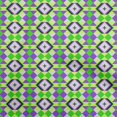 thumbnail image 1 of oneOone Cotton Silk Green Fabric Geometric Sewing Craft Projects Fabric Prints By Yard 42 Inch Wide, 1 of 4