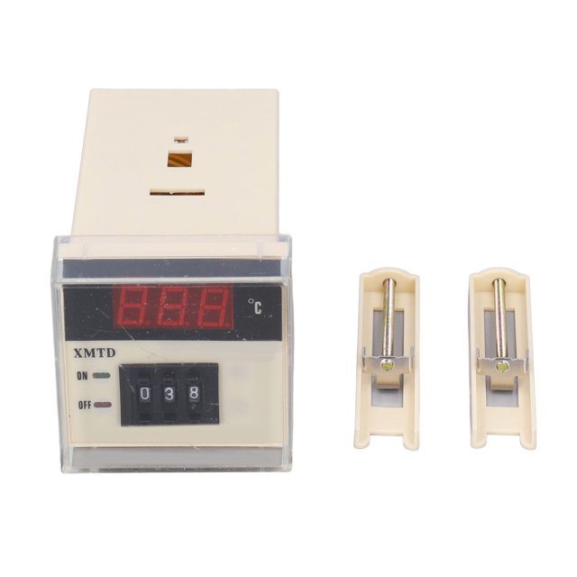Régulateur de Température Réglable Type AC 220V E Thermostat Numérique LCD 0399°C Xmtd2001