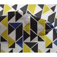 thumbnail image 4 of oneOone Viscose Chiffon Fabric Parallelogram & Triangle Geometric Print Fabric By The Yard 42 Inch Wide, 4 of 4