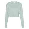 thumbnail image 1 of Bella Plus Canvas B53205255 Womens Cropped Crew Fleece, Dusty Blue - Large, 1 of 2
