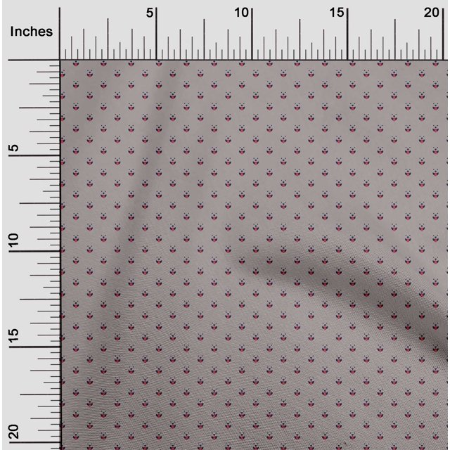 oneOone Tissu Polyester Lycra Imprimé Cartoon Dog Tissu de Couture BTY 56 Pouces de Large