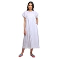 thumbnail image 3 of Moomaya Nuisette à Manches Courtes pour Femmes, Tenue de Nuit en Coton Uni, 3 of 5