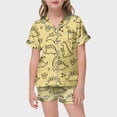 thumbnail image 2 of Giraffe Items for Girls 3 Piece Little Character Set Kid DIY Hand Painted Homewear Set Colouring Pajama Sets For And Girl Can Play With And Wea, 2 of 5