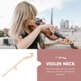 thumbnail image 4 of BRIGHTFUFU Wooden Violin Neck With Fingerboard Durable Violin Accessory Smooth Surface Craftsmanship For Comfortable Play, 4 of 8