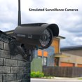 thumbnail image 1 of Fausse Caméra de Sécurité Dôme avec DEL Rouges Clignotantes, Mannequin de Surveillance Simulée à Énergie Solaire pour Dissuasion Intérieure Extérieure Maison Bureau Boutique, 1 of 7