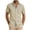 Khaki, variant on Zshosam Shirt Men Men's Short Sleeve Dress Shirts Stretch Stain Business Casual Button Down Shirts Solid Wedding Tops Size L,(White L)