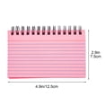thumbnail image 3 of Qiopertar Notebook B5, Frosted Transparent Coil Notebook with Thickened Lines, Lined Memo Pad for Office School Writing, 3 of 7