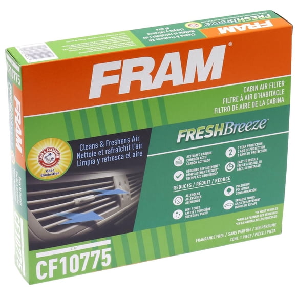 FRAM FB Cabin Air Filter CF10775 with Arm and Hammer Baking Soda