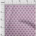 thumbnail image 2 of oneOone Velvet Wine Fabric Asian Block Print Tile Craft Projects Decor Fabric Printed By The Yard 58 Inch Wide, 2 of 4